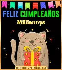 GIF Feliz Cumpleaños Milliannys